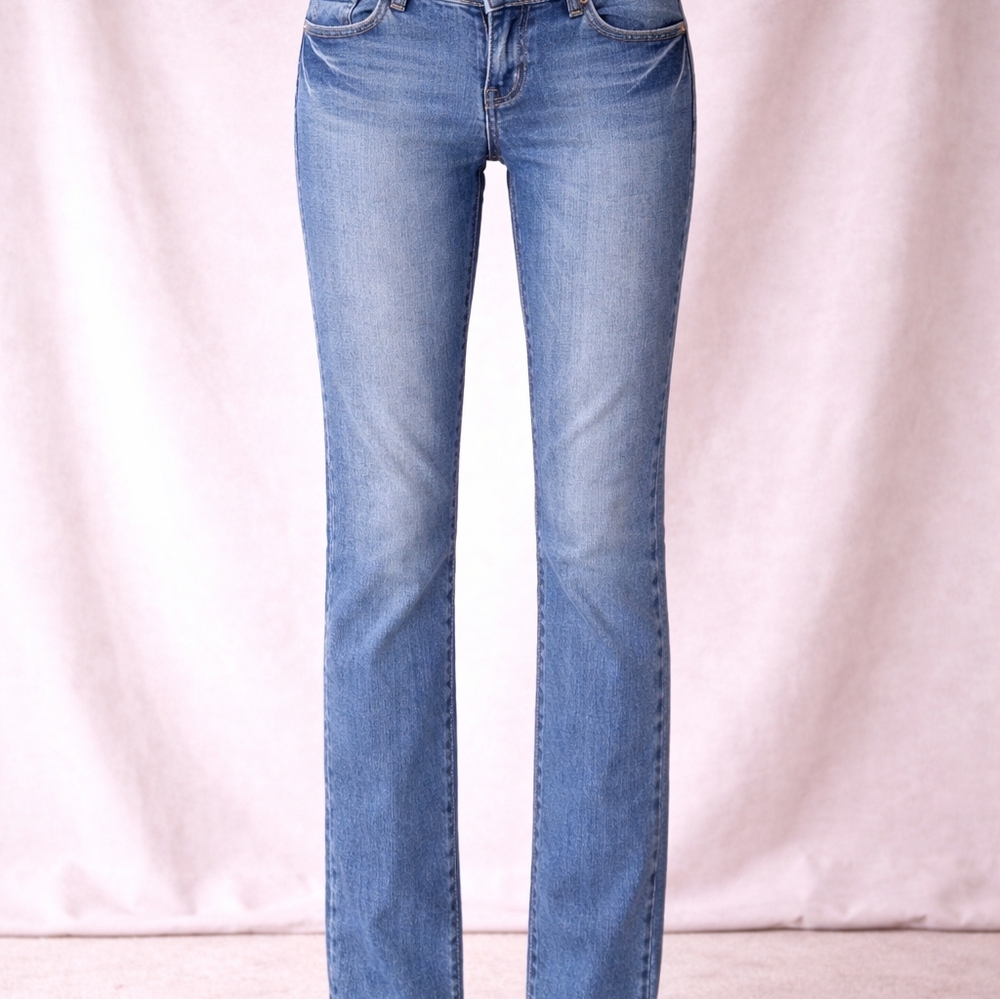 NV My Jeans Size 3 Blue Skinny Low Rise Stretch Jeans Y2K